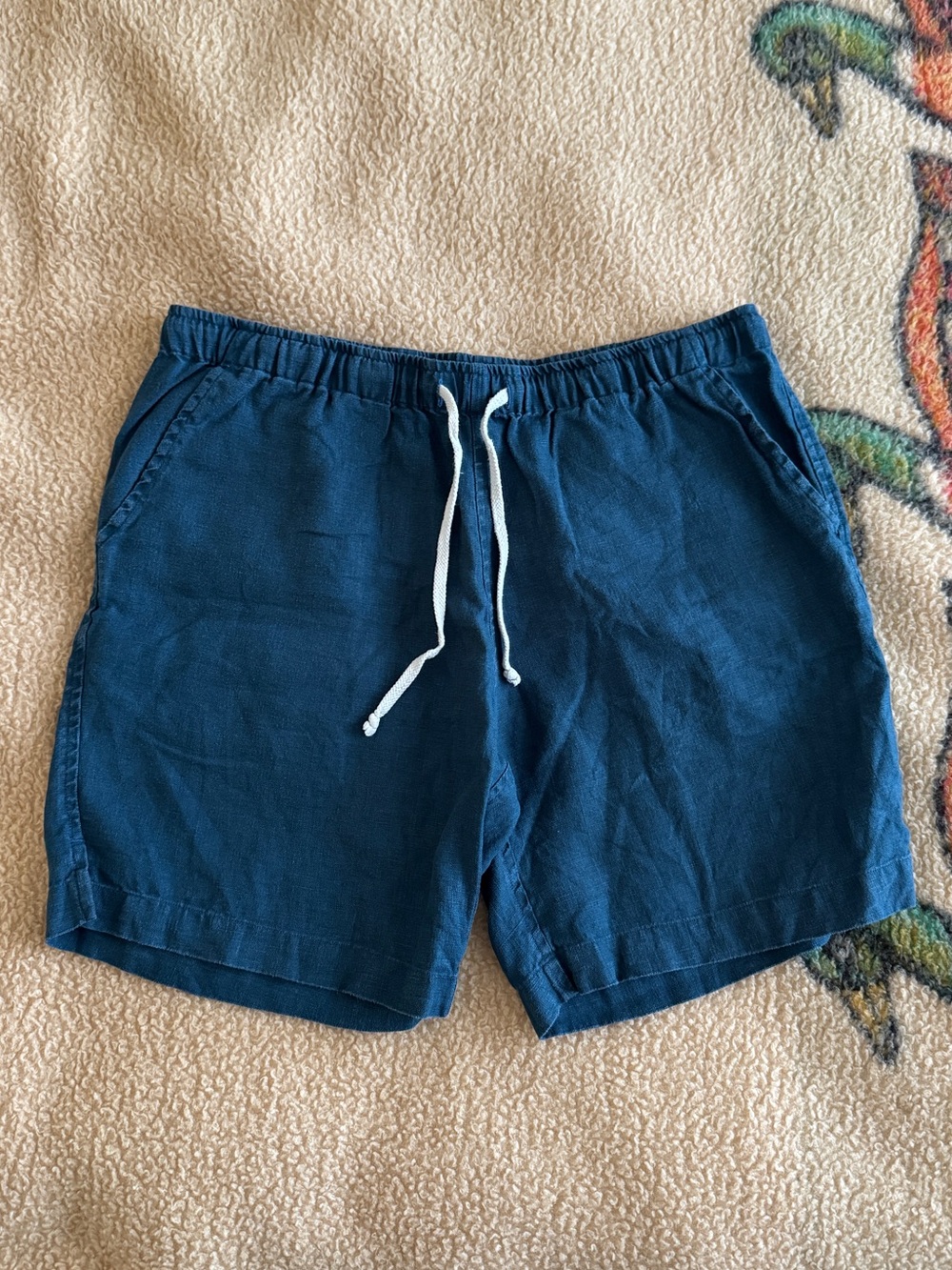 alex crane linen shorts - size medium